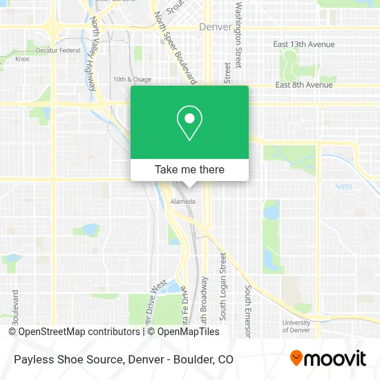 Payless Shoe Source map