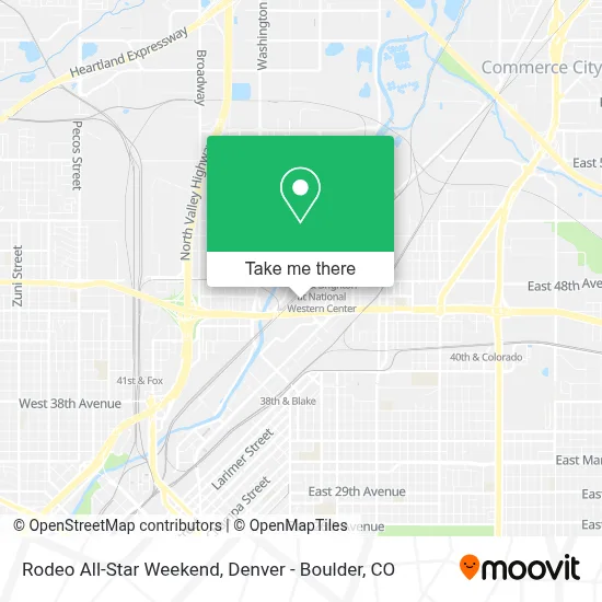 Rodeo All-Star Weekend map
