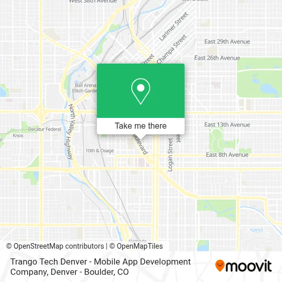 Trango Tech Denver - Mobile App Development Company map