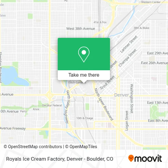 Royals Ice Cream Factory map