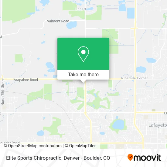 Elite Sports Chiropractic map