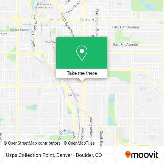 Usps Collection Point map