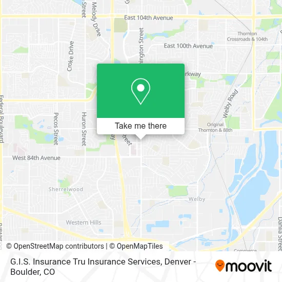 G.I.S. Insurance Tru Insurance Services map