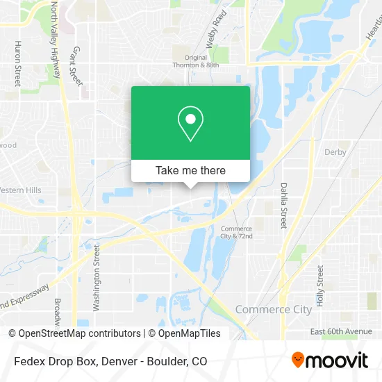 Fedex Drop Box map
