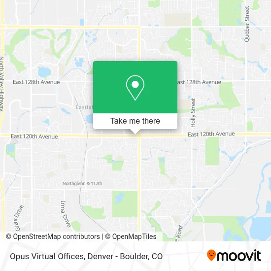 Opus Virtual Offices map