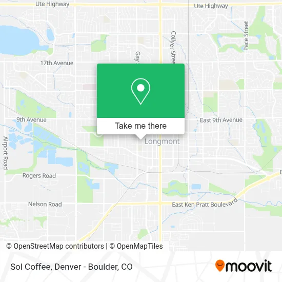 Sol Coffee map