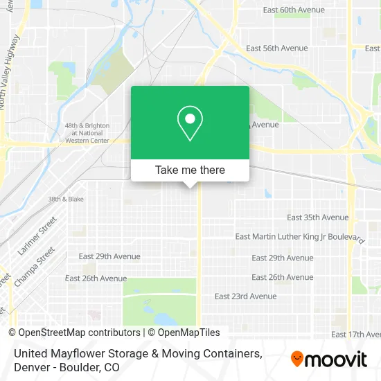 United Mayflower Storage & Moving Containers map