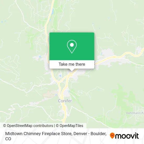 Midtown Chimney Fireplace Store map