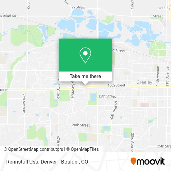 Rennstall Usa map