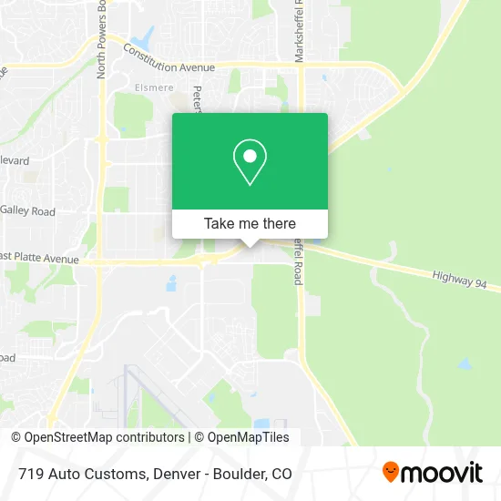 719 Auto Customs map