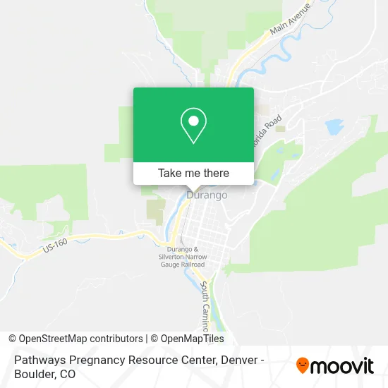 Pathways Pregnancy Resource Center map