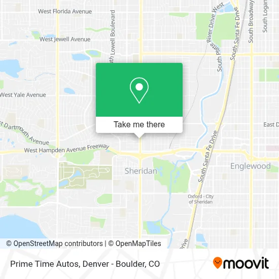 Prime Time Autos map