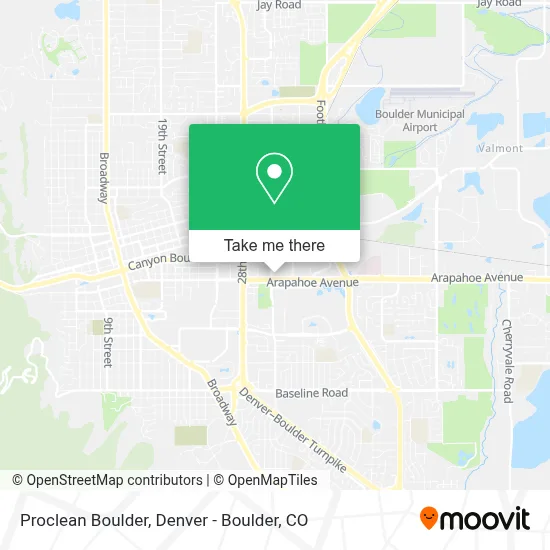 Proclean Boulder map
