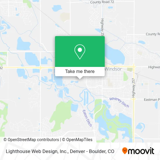 Lighthouse Web Design, Inc. map