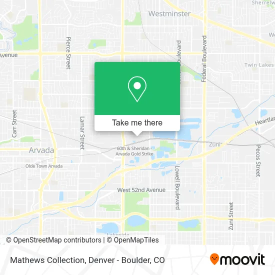 Mathews Collection map