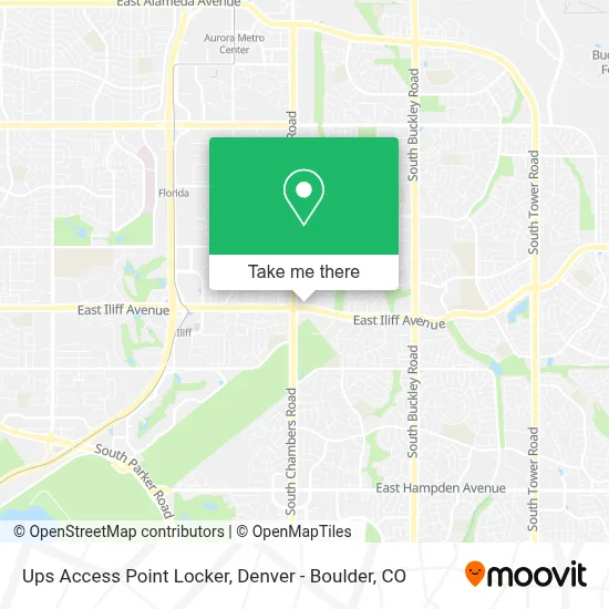 Ups Access Point Locker map