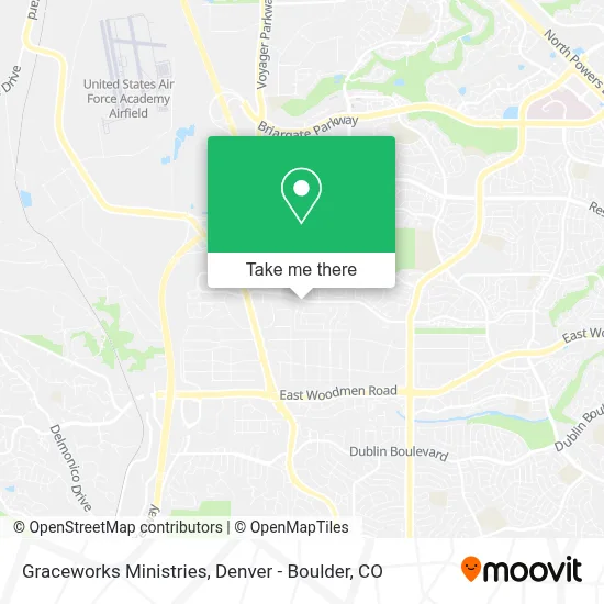 Graceworks Ministries map