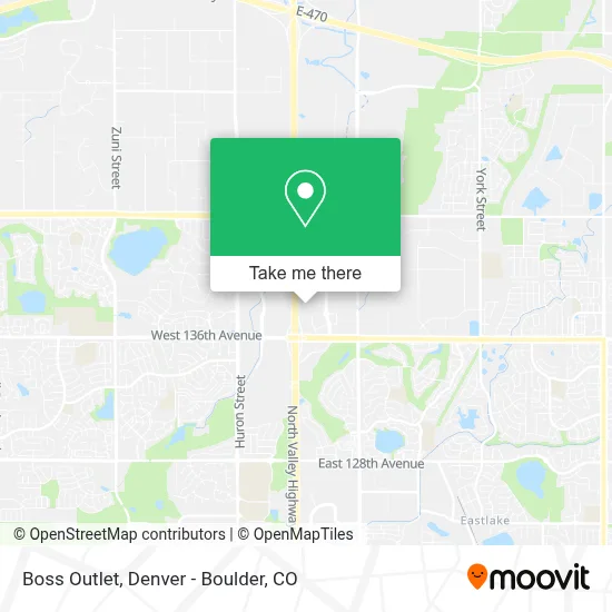 Boss Outlet map