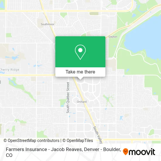 Farmers Insurance - Jacob Reaves map