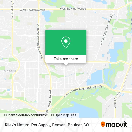 Riley's Natural Pet Supply map