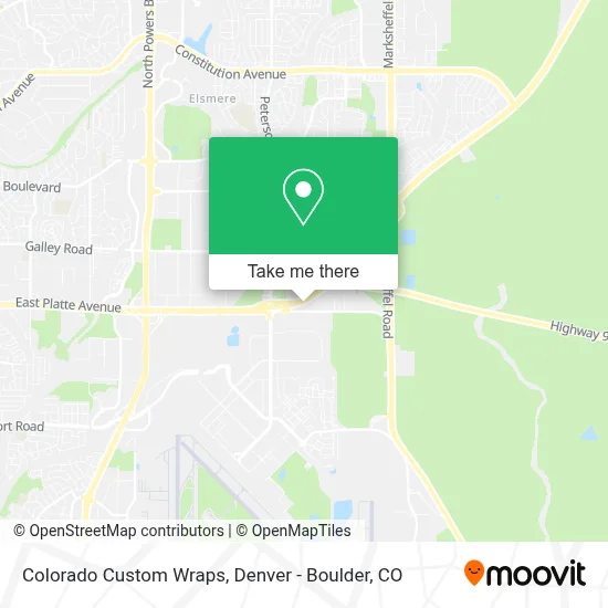Colorado Custom Wraps map