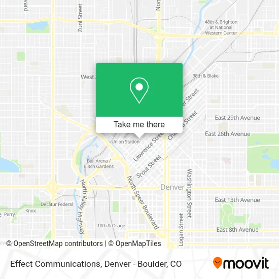 Effect Communications map