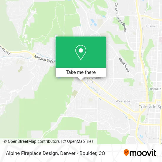 Alpine Fireplace Design map
