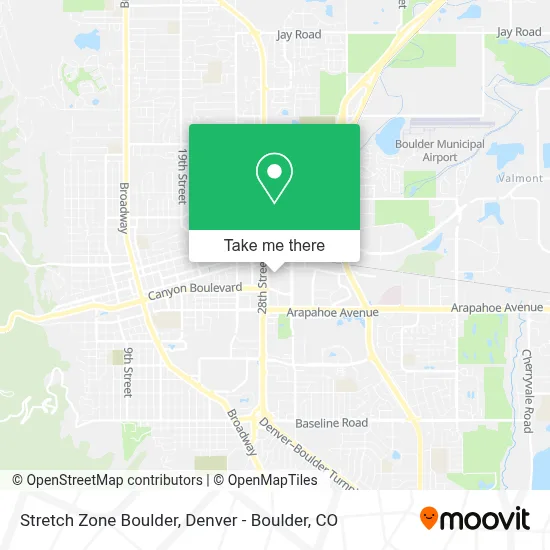 Stretch Zone Boulder map
