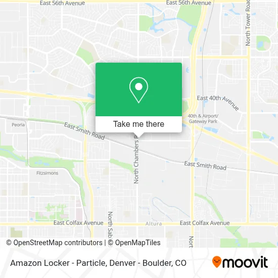 Amazon Locker - Particle map