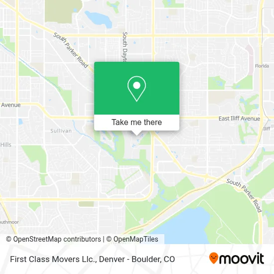 First Class Movers Llc. map