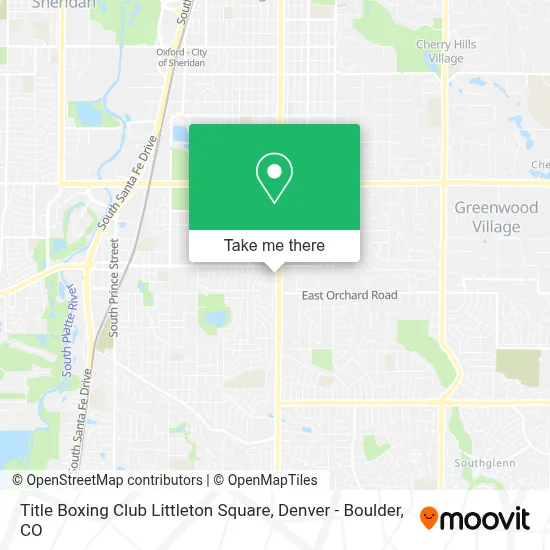 Title Boxing Club Littleton Square map