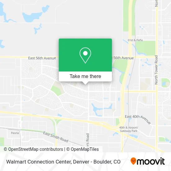 Walmart Connection Center map