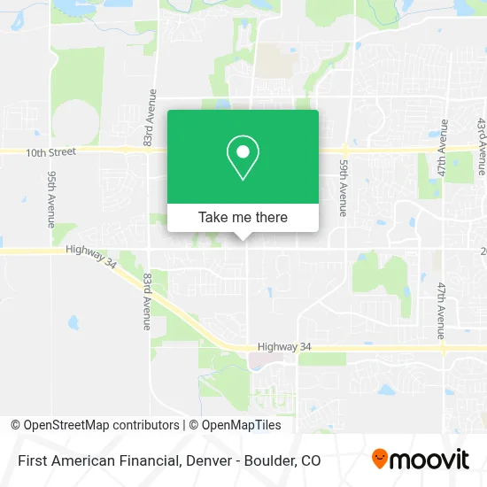 First American Financial map