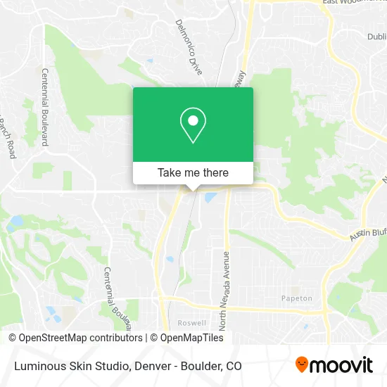 Luminous Skin Studio map