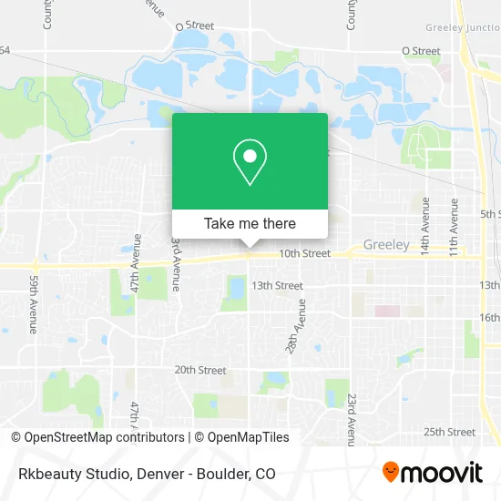 Rkbeauty Studio map