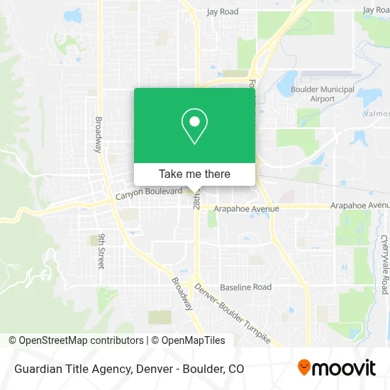 Guardian Title Agency map
