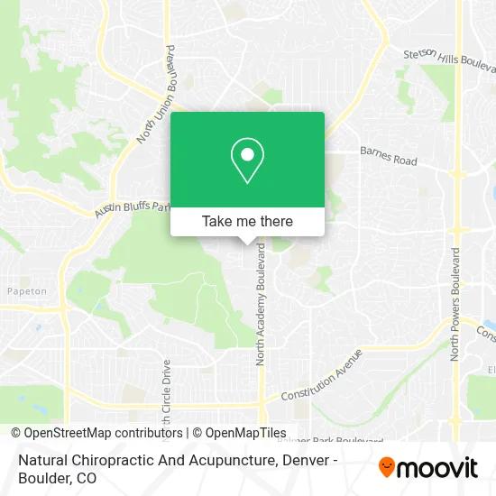 Natural Chiropractic And Acupuncture map