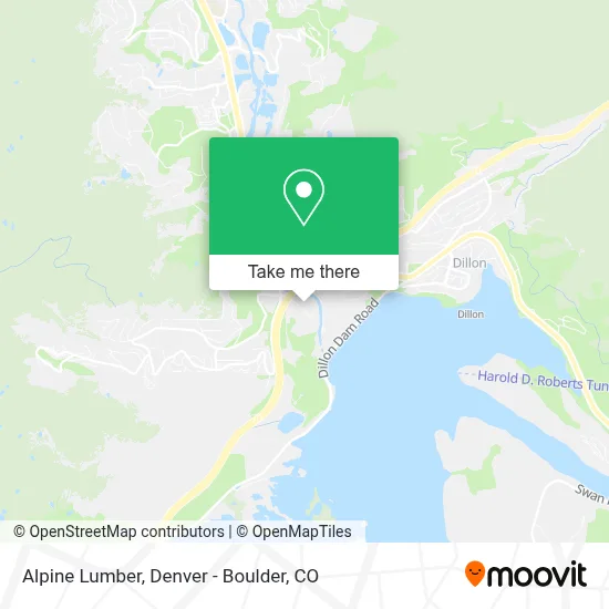 Alpine Lumber map