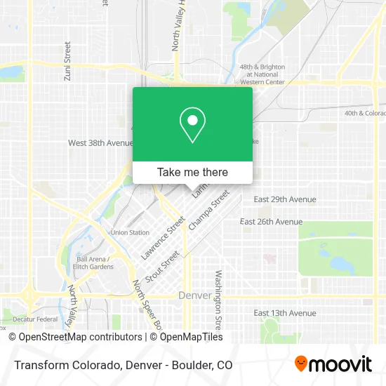 Transform Colorado map