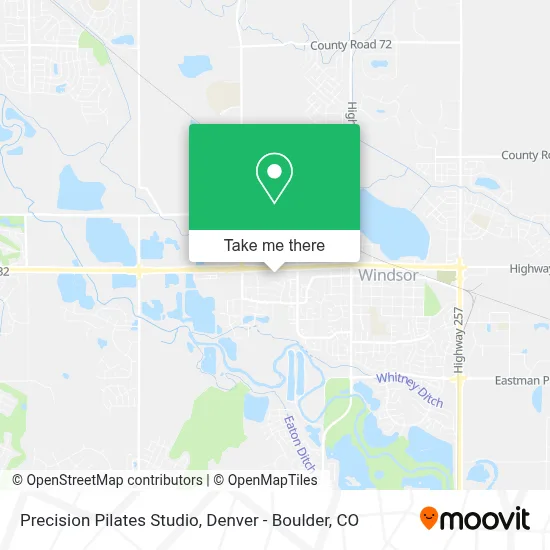 Precision Pilates Studio map
