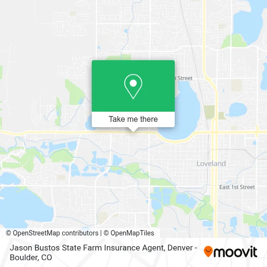Jason Bustos State Farm Insurance Agent map