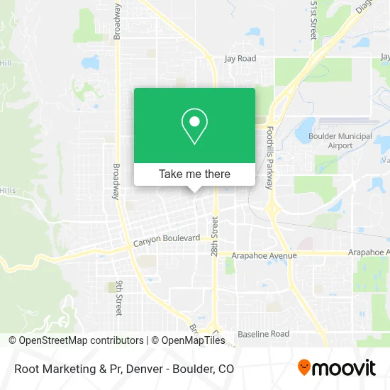 Root Marketing & Pr map
