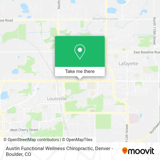 Austin Functional Wellness Chiropractic map