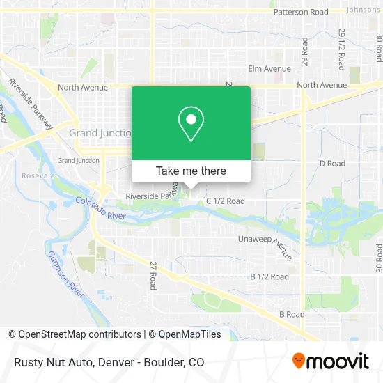 Rusty Nut Auto map