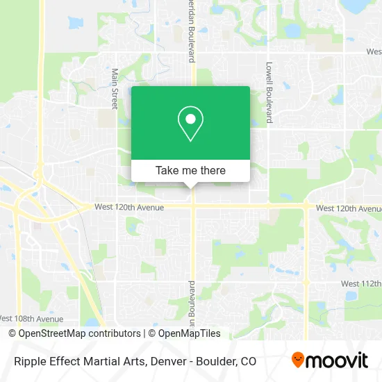 Ripple Effect Martial Arts map