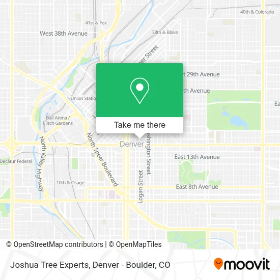 Joshua Tree Experts map