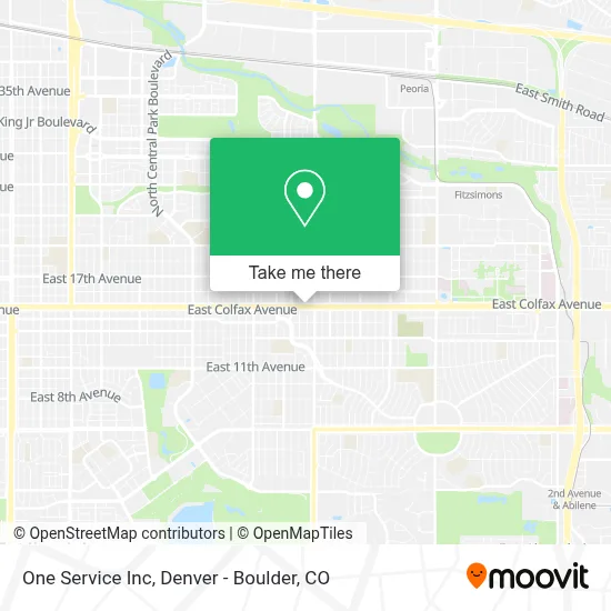 One Service Inc map
