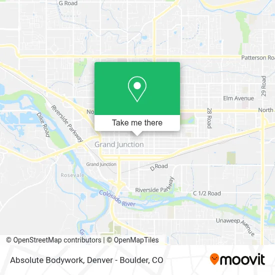 Absolute Bodywork map