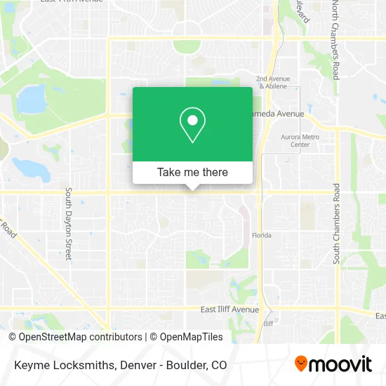 Keyme Locksmiths map