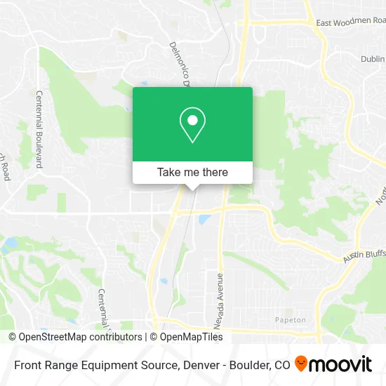 Front Range Equipment Source map